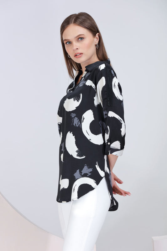 Abstract Aura Top