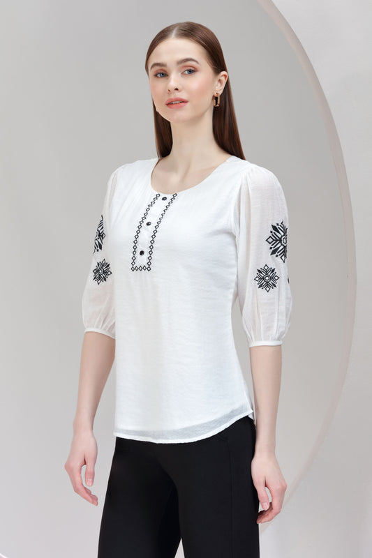 Moonlit Stitch Top