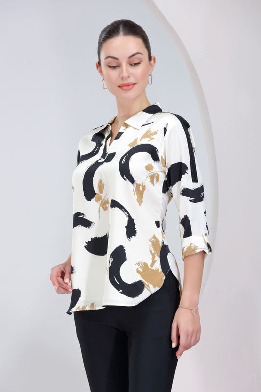 Abstract Aura Top