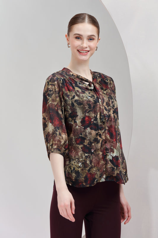 Crimson Petal Top