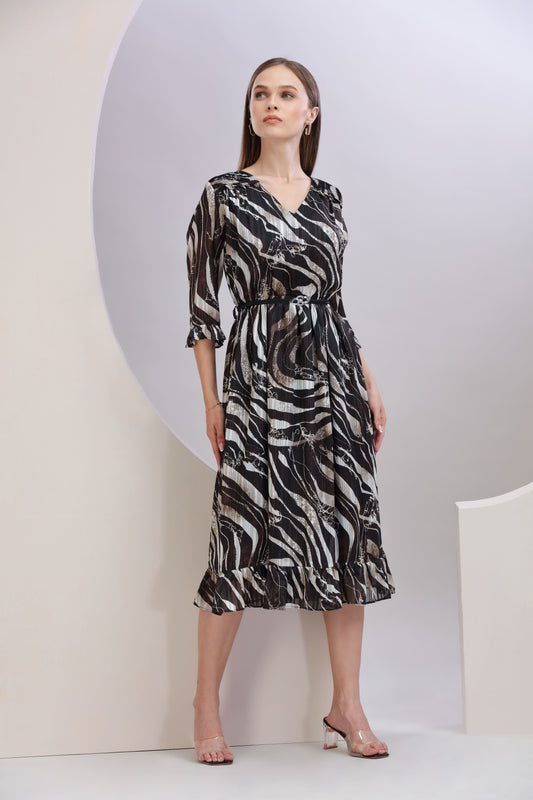Noir Safari Dress