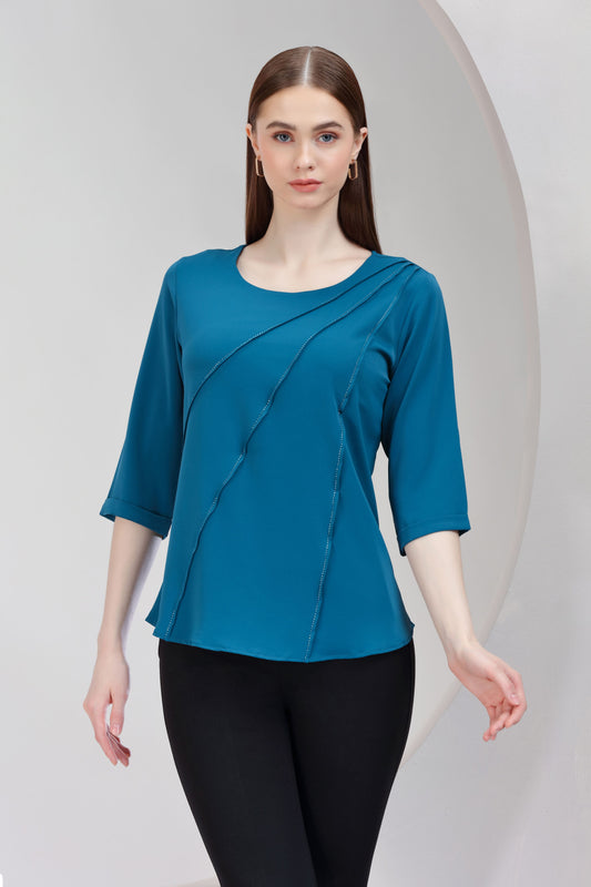 Crimson Beam Top