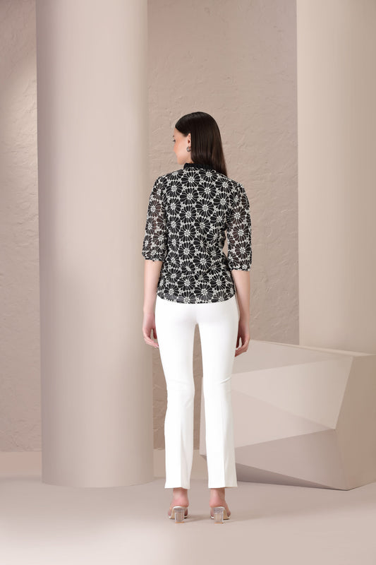 Noir Daisy Top